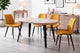 Mesa de comedor redonda extensible Berg en color negro, vista 3