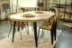 Mesa de comedor Redonda Berg en color negro, madera, metal, vista adicional (2) — imagen 4