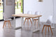 Mesa de comedor extensible Roma en color blanco, vista 3