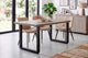 Mesa de comedor extensible Roma en color negro