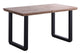 Mesa de comedor extensible Roma en color negro, vista 2