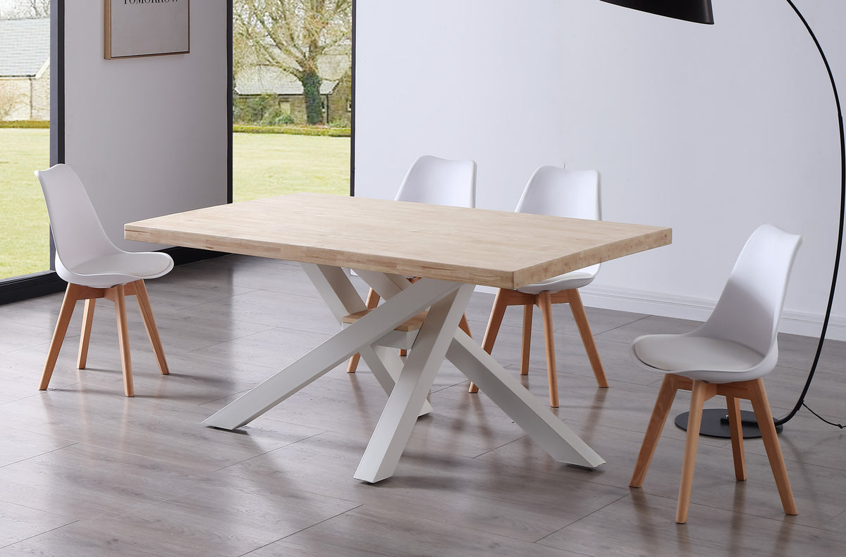 Mesa de comedor Xena blanco