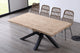 Mesa de comedor Xena negro tapa con forma, vista 4
