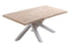 Mesa de comedor Xena blanco tapa con forma, vista 2