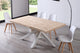 Mesa de comedor Xena blanco tapa con forma, vista 3