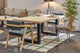 Mesa de comedor Loft roble Nordish y negro, vista 4