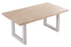 Mesa de comedor Loft roble Nordish y blanco, vista 2