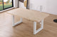 Mesa de comedor Loft roble Nordish y blanco, vista 3