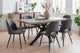 Mesa de comedor extensible Xena roble Nordish, vista 2