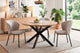 Mesa de comedor redonda extensible Cross