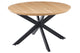Mesa de comedor redonda extensible Cross, vista 2