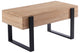 Mesa de centro elevable Industrial, vista 2