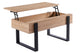 Mesa de centro elevable Industrial, vista 4