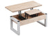 Mesa de centro elevable Loft Advance en color blanco, vista 4