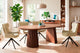 Mesa de comedor redonda extensible Keanu
