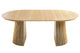 Mesa de comedor redonda extensible Keanu en color oak, vista 4