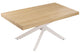 Mesa de comedor extensible Leonardo en color blanco, vista 2