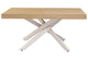 Mesa de comedor extensible Leonardo en color blanco, vista 3
