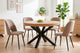 Mesa de comedor redonda extensible Bradley