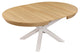 Mesa de comedor redonda extensible Bradley en color blanco, vista 3
