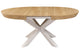 Mesa de comedor redonda extensible Bradley en color blanco, vista 4