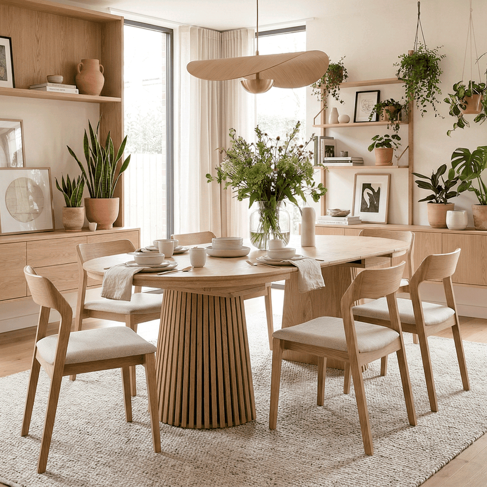 Mesa de comedor extensible Ryan