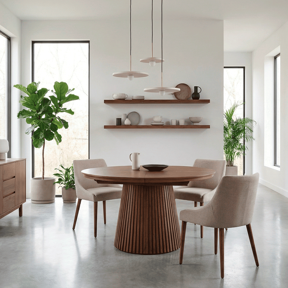 Mesa de comedor extensible Redford