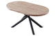 Mesa de comedor oval extensible Senda, vista 2