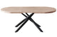 Mesa de comedor oval extensible Senda, vista 4
