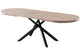 Mesa de comedor oval extensible Senda, vista 6