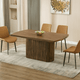 Mesa de comedor extensible Carol en color nogal, vista 2