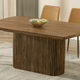 Mesa de comedor extensible Carol en color nogal, vista 4