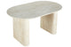 Mesa de comedor oval extensible Pietra travertino, vista 2