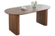Mesa de comedor oval extensible Pietra en color nogal, vista 3