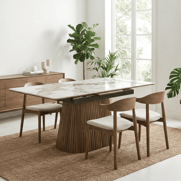 Mesa de comedor extensible Angelina
