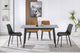 Mesa de comedor Berna cerámica gris, vista 5