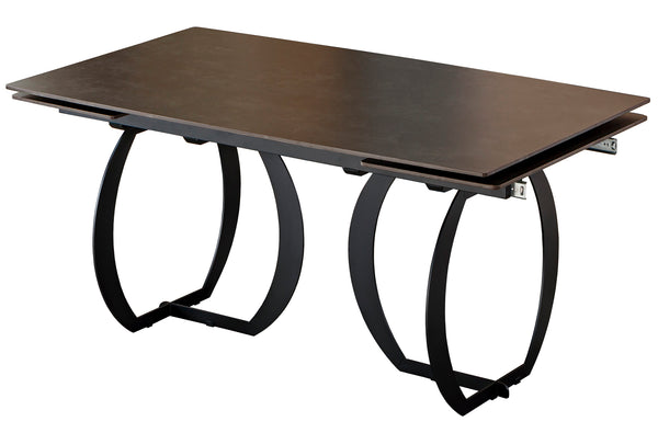 Mesa de comedor extensible Venezia cerámica Vulcano