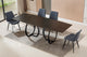 Mesa de comedor extensible Venezia cerámica Vulcano, vista 7