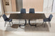 Mesa de comedor extensible Venezia cerámica Vulcano, vista 8