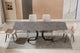 Mesa de comedor extensible Venezia cerámica gres, vista 7