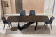 Mesa de comedor extensible Ostana cerámica Vulcano, vista 7