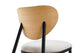 Silla de comedor Moon en color beige, vista 5
