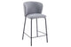 Taburete alto Margot gris, vista 3
