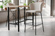 Taburete alto Margot en color beige, vista 2