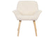 Silla de comedor Nature microfibra en color natural, vista 3