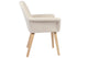 Silla de comedor Nature microfibra en color natural, vista 4
