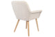 Silla de comedor Nature microfibra en color natural, vista 5