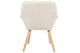 Silla de comedor Nature microfibra en color natural, vista 6