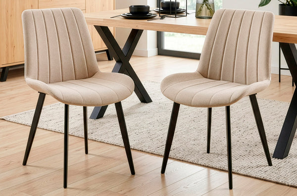 Silla de comedor Sophie en color beige