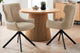 Silla de comedor giratoria Robert en color beige